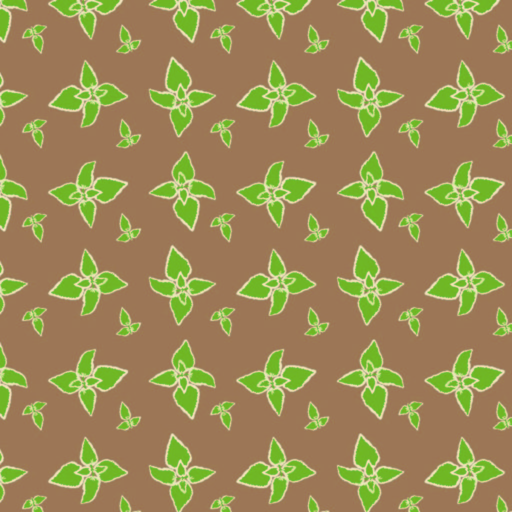 Nettle Leaves RWD24-A63 Repeating Illustration